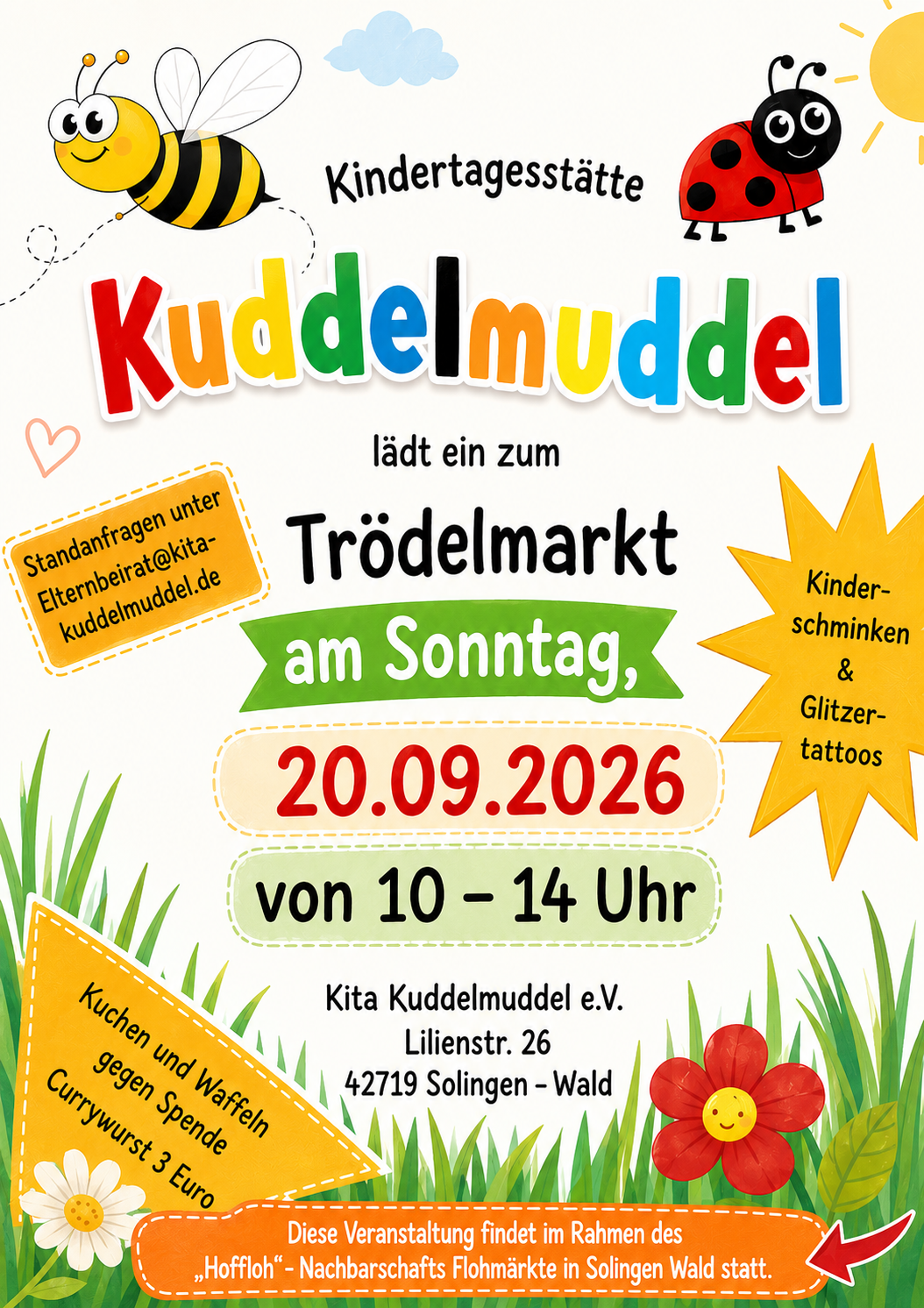 Trödelmarkt Kita Kuddelmuddel